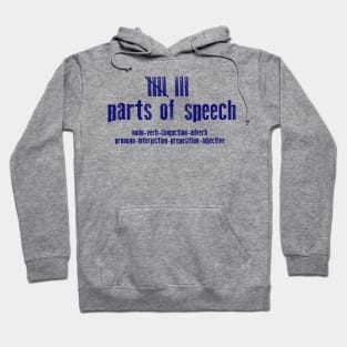 8 Parts of Speech Hoodie